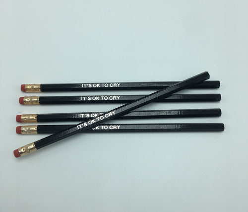 It's Ok To Cry Pencils-Black