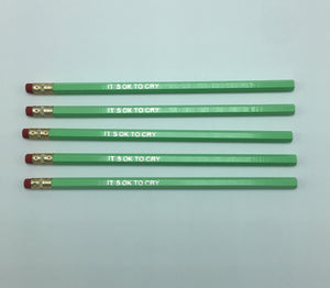 It's Ok To Cry Pencils-Mint